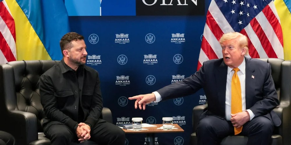 Зеленський і Трамп на полях саміту НАТО в Анкарі 8 липня 2026 року