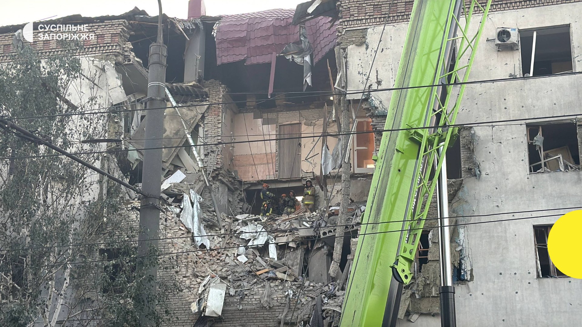 Наслідки ударів по Запорізькій області (фото Запорізької ОВА)