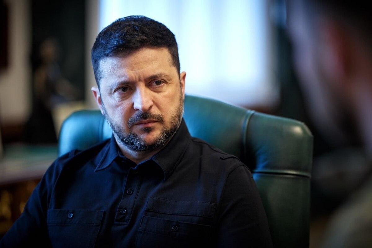 Володимир Зеленський під час вечірнього звернення
