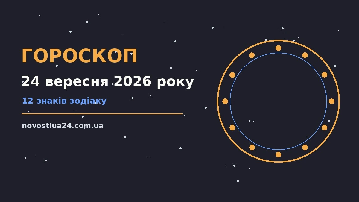 Астрологічний гороскоп на 24 вересня 2026 року для всіх знаків Зодіаку з нотатником і свічкою