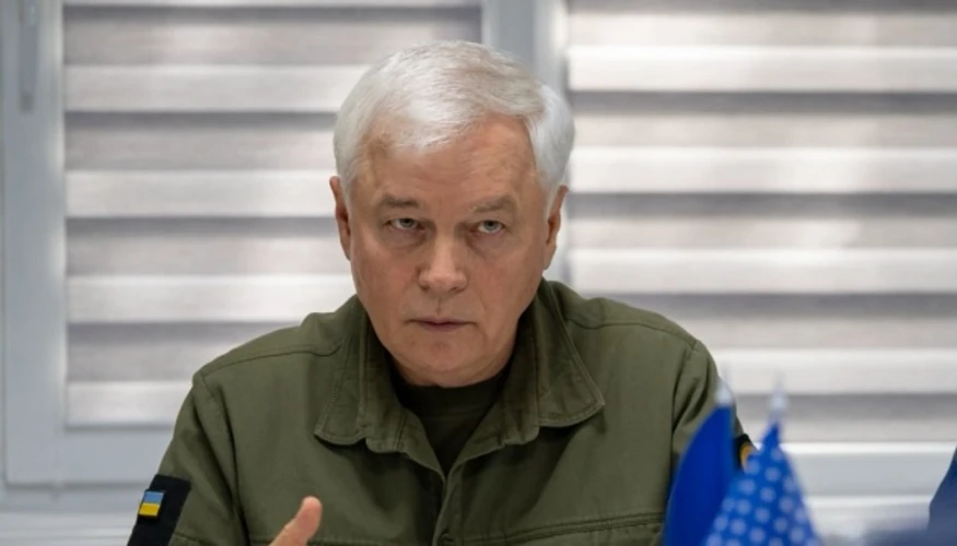 Анатолій Кривоножко під час зустрічі делегації Повітряних сил України з представниками Lockheed Martin