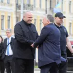 Представники президента США Стів Віткофф, Джаред Кушнер та президент України Володимир Зеленський у Києві, 6 вересня 2026