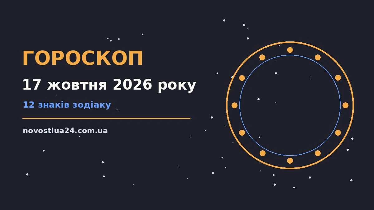 Гороскоп на 17 жовтня 2026 року: прогноз для всіх знаків для грошей і кохання