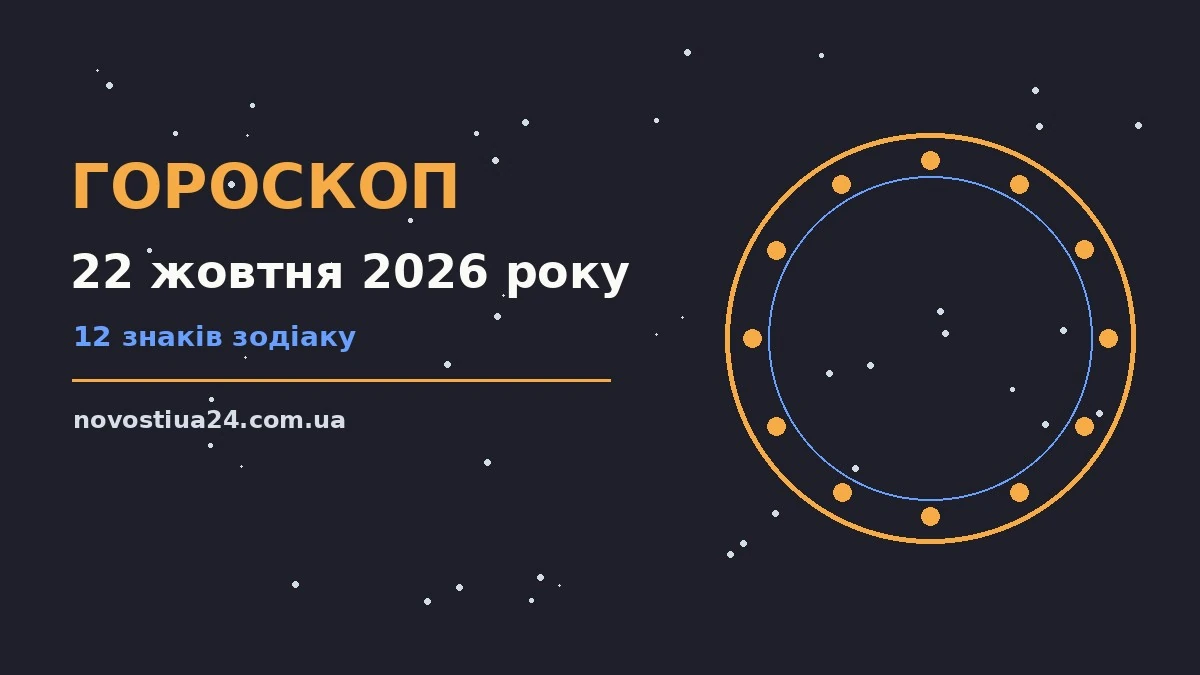 Гороскоп на 22 жовтня 2026 року: прогноз для всіх знаків для грошей і кохання