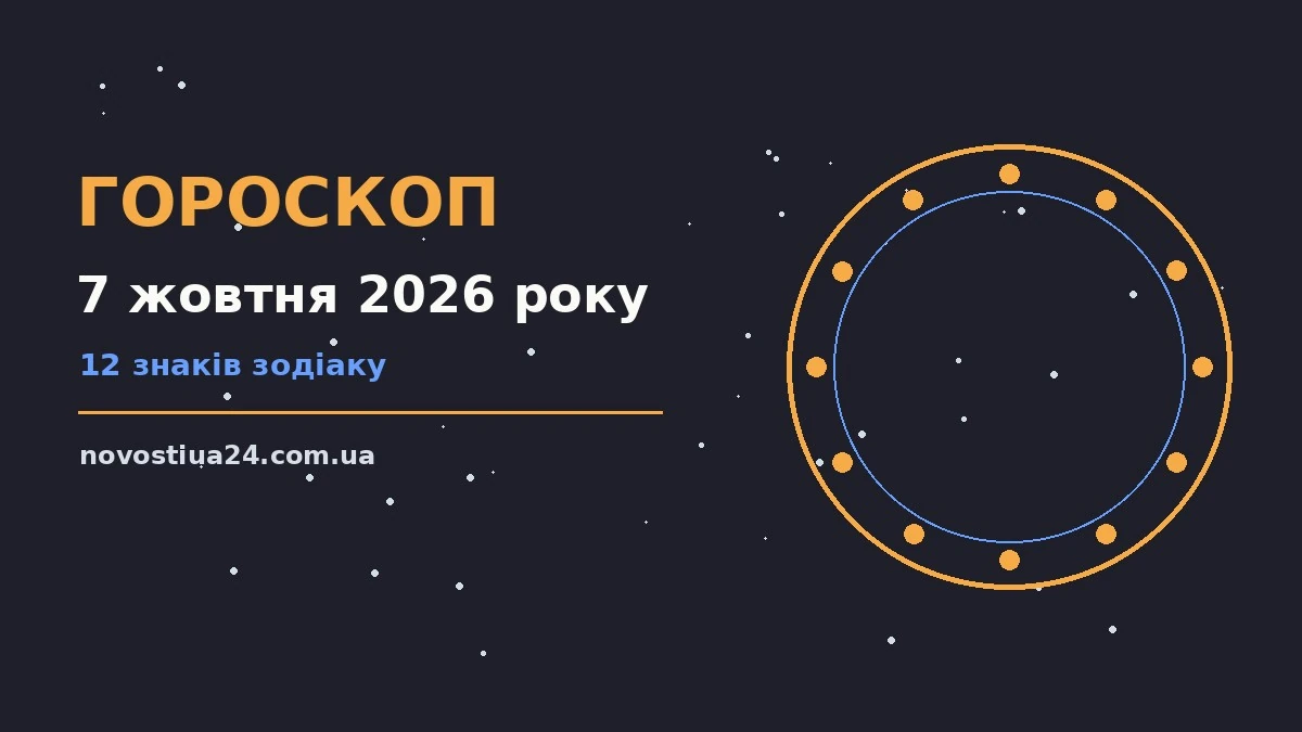Гороскоп на 7 жовтня 2026 року: прогноз для всіх знаків для грошей і кохання